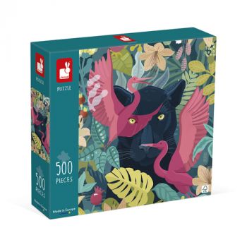 Puzzle Tajomný panter 500 Janod Art