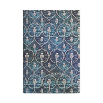 Diár Paperblanks 2022/23 Blue Velvet Mini
