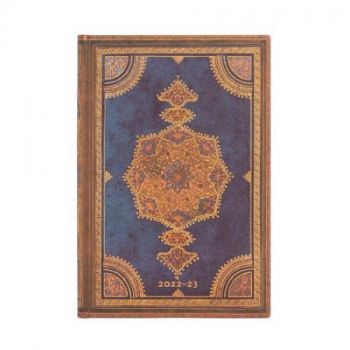 Diár Paperblanks 2022/23 Safavid Indigo Mini