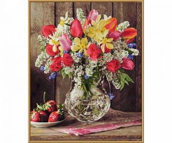 Maľovanie podľa čísel Pozdrav z farmárskej záhrady (40x50 cm) Schipper