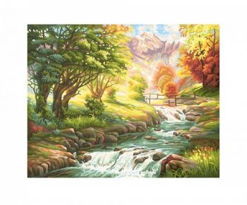 Maľovanie podľa čísel Pstruhový potok (40x50 cm) Schipper