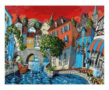 Maľovanie podľa čísel The European Melody - podľa Miguela Freitasa (40x50 cm) Schipper