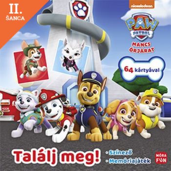 Lacná kniha Mancs őrjárat. Találj meg! Memóriajáték a kutyikkal.
