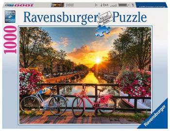 Puzzle Cyklisti Amsterdame 1000 Ravensburger