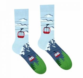 Unisex ponožky Lanovka HestySocks (veľkosť: 43-46)