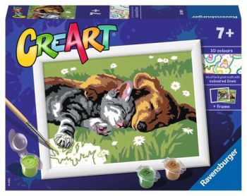 CreArt Spiaci pes a mačka Ravensburger
