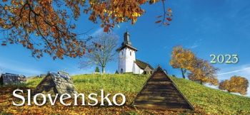 Stolový kalendár Slovensko riadkové 2023