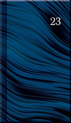 Mini diár A6 – PRINT Blue 2023