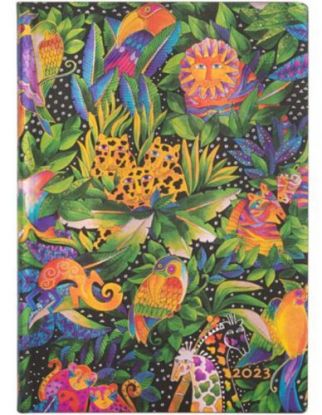 Diár Paperblanks 2023 Jungle Song Midi HOR