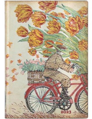Diár Paperblanks 2023 Holland Spring Midi HOR