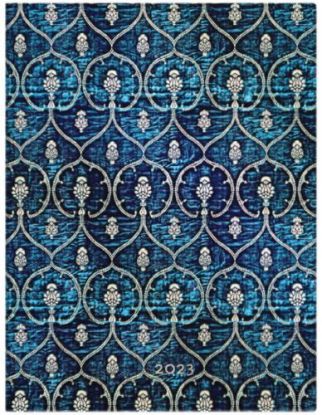 Diár Paperblanks 2023 Blue Velvet Ultra HOR