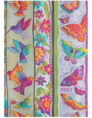 Diár Paperblanks 2023 Hummingbirds & Flutterbyes Midi DAY