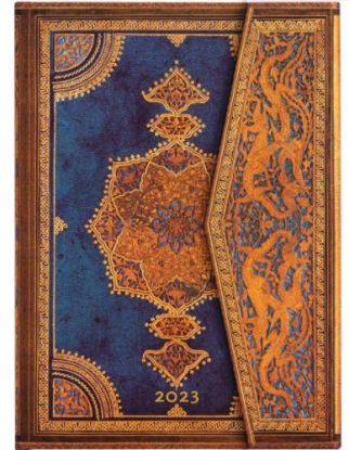 Diár Paperblanks 2023 Safavid Indigo Midi HOR