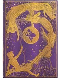 Diár Paperblanks 2023 Violet Fairy Midi VSO