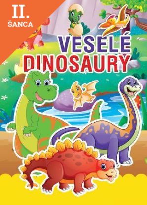 Lacná kniha Veselé dinosaury - 101 aktivity s nálepkami