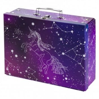 Skladací Školský kufrík Unicorn Universe Baagl