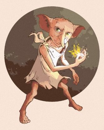 Maľovanie podľa čísel Harry Potter: Dobby 40x50cm Zuty