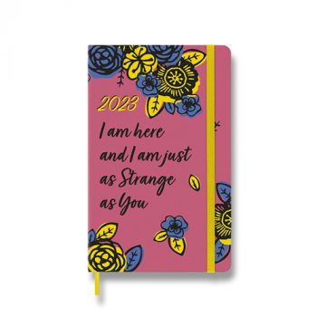 Diár MOLESKINE 2023 týždenný Frida Kahlo Pink L