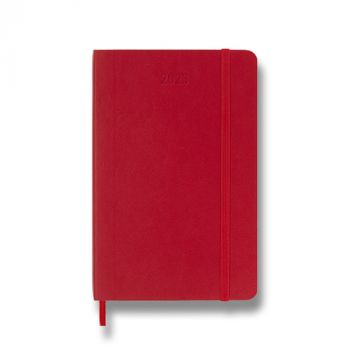 Diár MOLESKINE 2023 týždenný mäkký červený S