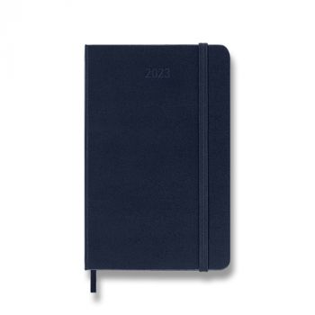 Diár MOLESKINE 2023 týždenný tvrdý modrý S