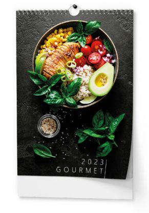 Nástenný kalendár Gourment 2023, 32 x 45 cm