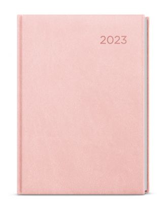 Denný diár Adam 2023 Vivella B6 pastelová ružová, 120 x 165 mm