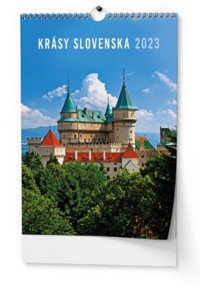 Nástenný kalendár Krásy Slovenska 2023, 32 x 45 cm