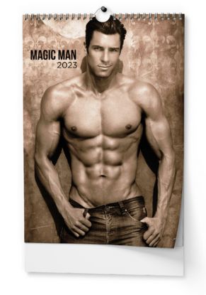 Nástenný kalendár Magic Man 2023, 32 x 45 cm (18+)