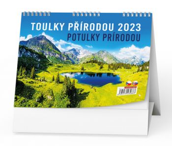 Stolový kalendár Potulky prírodou 2023, 21 x 15 cm