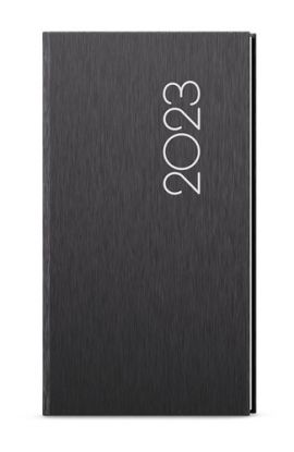 Týždenný diár Jakub 2023 ForMen vreckový, Black, 75 x 150 mm