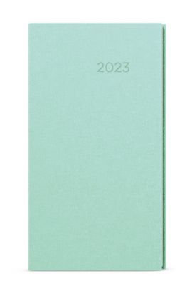 Týždenný diár Jakub 2023 Vivella vreckový, mätová, 75 x 150 mm