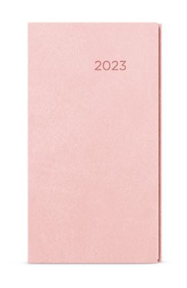 Týždenný diár Jakub 2023 Vivella vreckový, pastelová ružová, 75 x 150 mm