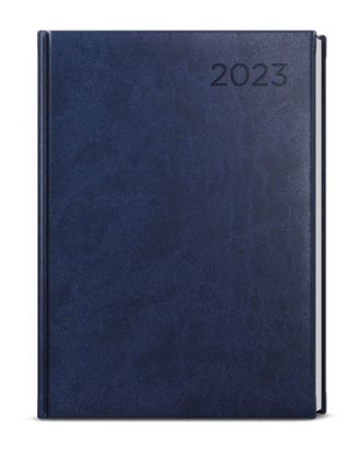 Týždenný diár Tomáš 2023 Vivella A4 modrá, 200 x 280 mm