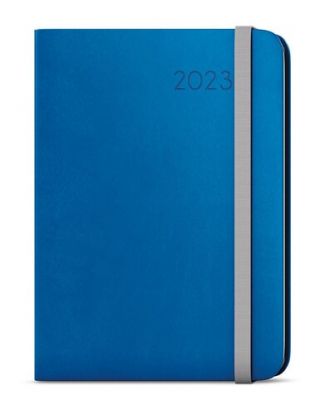 Týždenný diár Zoro 2023 flexi A5 modrá, 143 x 205 mm