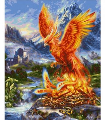 Maľovanie podľa čísel Fénix z popola (40x50 cm) Schipper