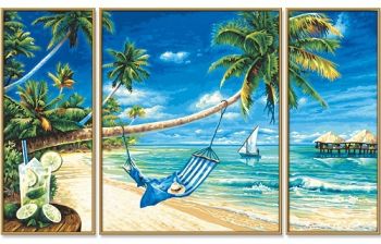 Maľovanie podľa čísel Sen o južnom mori (50x80 cm) Schipper