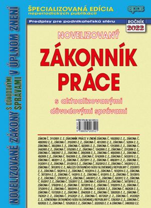 Novelizovaný zákonník práce 15/2022