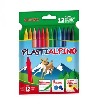 Alpino Balenie 12 voskoviek Plasti