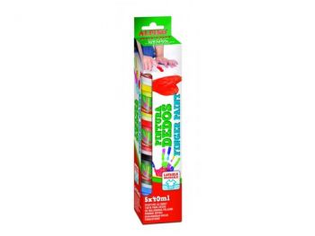 Alpino Balenie 5 fliaš prstových farieb 40 ml