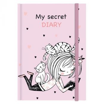 Zápisník A5 My secret diary/Môj tajný denník