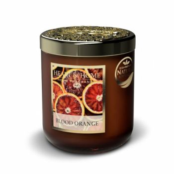 Stredná sviečka Heart & Home Červený pomaranč, 270g
