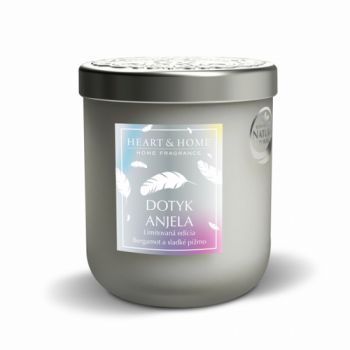Stredná sviečka Heart & Home Dotyk anjela limitovaná edícia, 270g