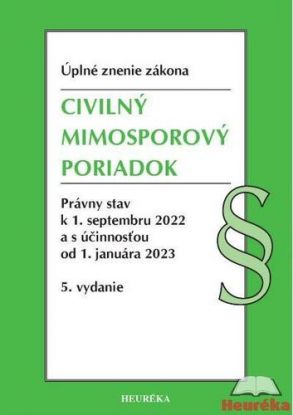 Civilný mimosporový poriadok. Úzz, 5. vydanie 9/2022