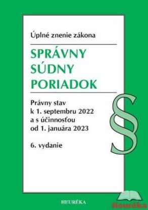 Správny súdny poriadok Úzz, 6. vydanie 2022