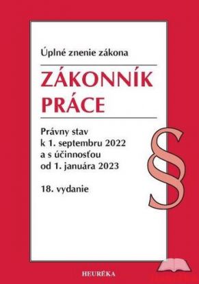 Zákonník práce Úzz, 18. vydanie 2022