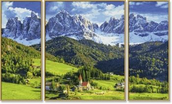 Maľovanie podľa čísel Sv. Magdaléna v Južnom Tirolsku (50x80 cm) Schipper