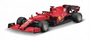 Bburago 1:43 Ferrari Racing F1 SF21 55 (Carlos Sainz)
