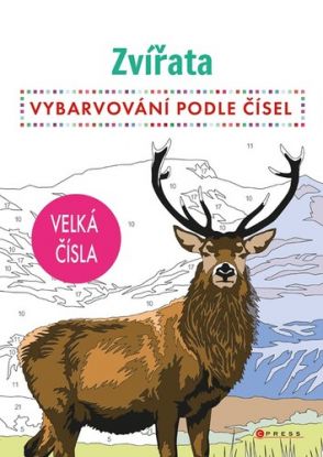 Vybarvování podle čísel: Zvířata