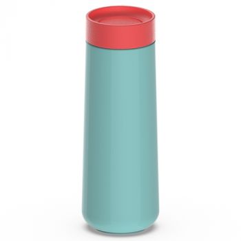 Lund London Skittle Travel Mug Small Mint & Coral 350ml