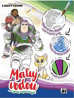 Vodová vymaľovanka A4: Buzz Lightyear